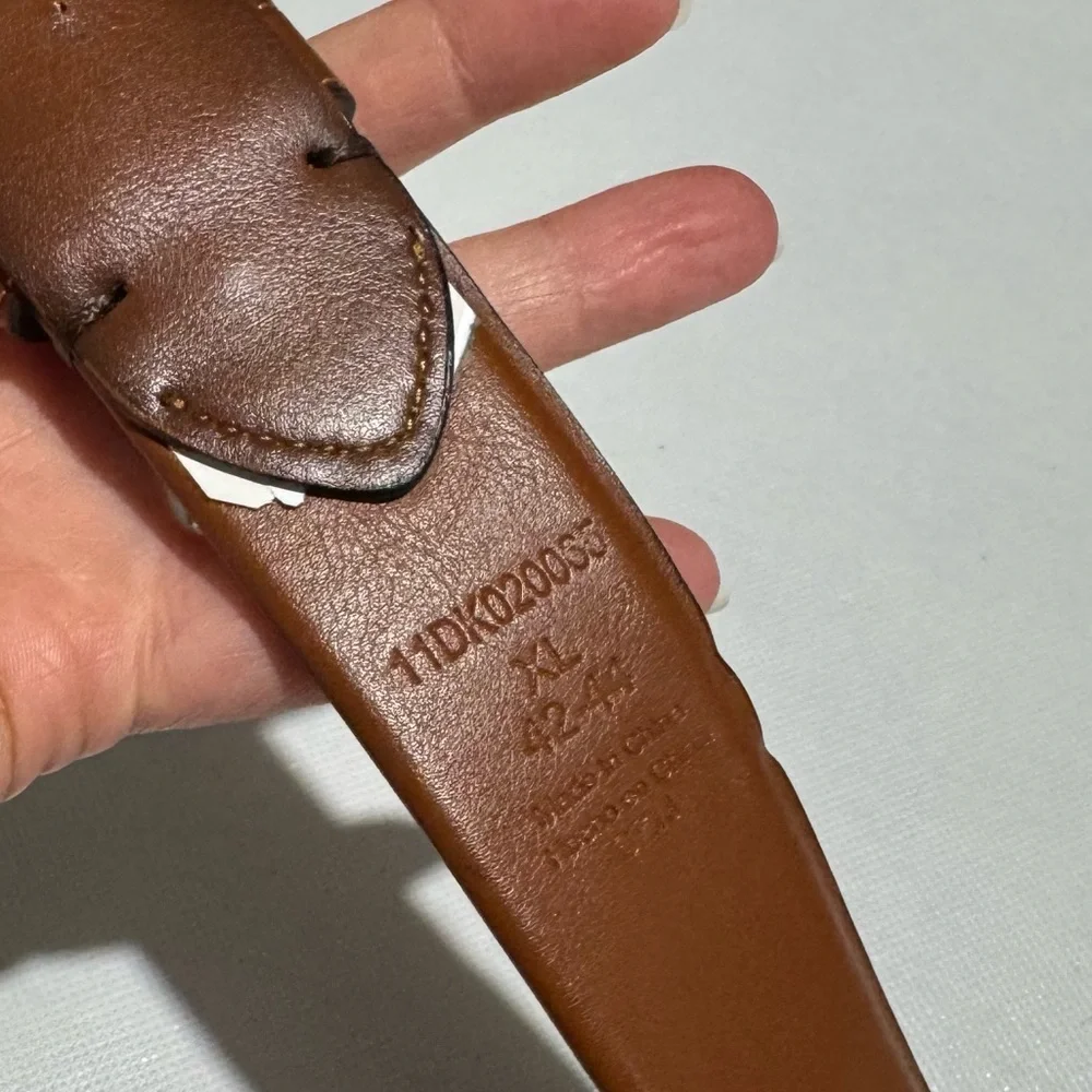 Dockers Imitation Leather Belt Brown Mens Size‎ Extra large 42-44 Classic